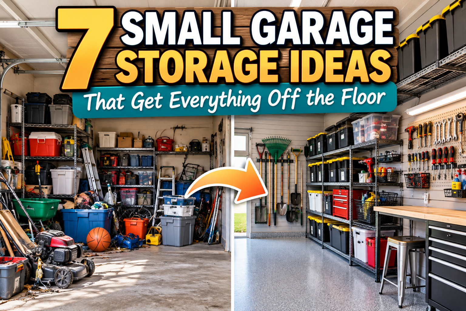 7 Small Garage Storage Ideas That Get Everything Off the Floor